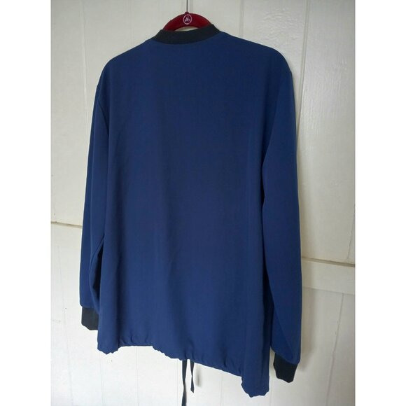 Figs Jacket Mens Medium Blue Scrubs Full Zip Bomber Technical Collection Nurse - Picture 4 of 15